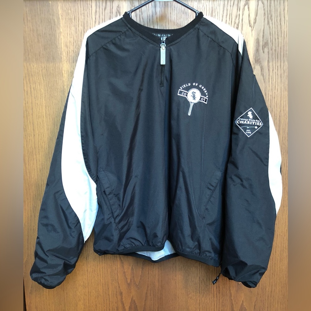 Chicago White Sox 2005 Field of Greens Golf Majestic Quarter Zip Pullover Medium